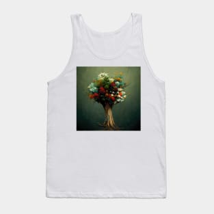 A Still Life of A Dystopian Bouquet Tank Top